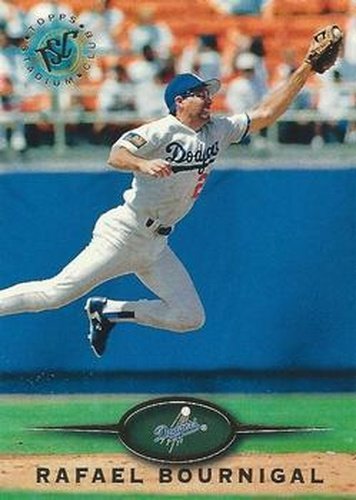 #116 Rafael Bournigal - Los Angeles Dodgers - 1995 Stadium Club Baseball