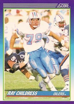 #116 Ray Childress - Houston Oilers - 1990 Score Football