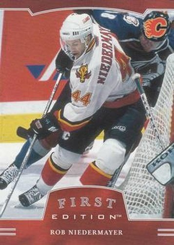 #116 Rob Niedermayer - Calgary Flames - 2002-03 Be a Player First Edition Hockey