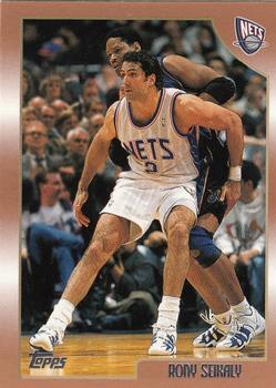 #116 Rony Seikaly - New Jersey Nets - 1998-99 Topps Basketball