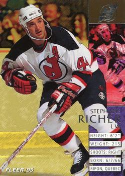 #116 Stephane Richer - New Jersey Devils - 1994-95 Fleer Hockey