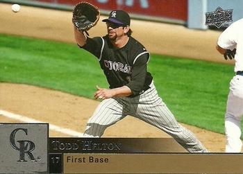 #116 Todd Helton - Colorado Rockies - 2009 Upper Deck Baseball