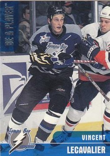 #116 Vincent Lecavalier - Tampa Bay Lightning - 1999-00 Be a Player Memorabilia Hockey
