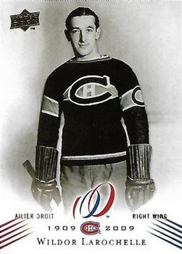 #116 Wildor Larochelle - Montreal Canadiens - 2008-09 Upper Deck Montreal Canadiens Centennial Hockey