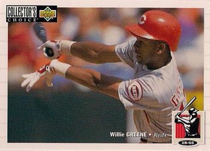 #116 Willie Greene - Cincinnati Reds - 1994 Collector's Choice Baseball
