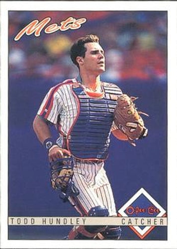#116 Todd Hundley - New York Mets - 1993 O-Pee-Chee Baseball