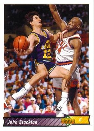 #116 John Stockton - Utah Jazz - 1992-93 Upper Deck Basketball