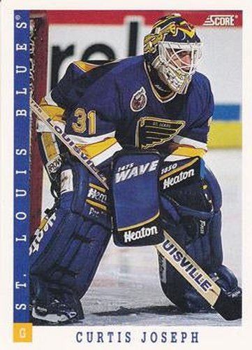 #116 Curtis Joseph - St. Louis Blues - 1993-94 Score Canadian Hockey