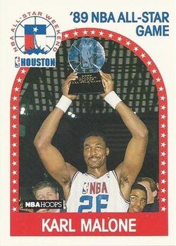 #116 Karl Malone - Utah Jazz - 1989-90 Hoops Basketball