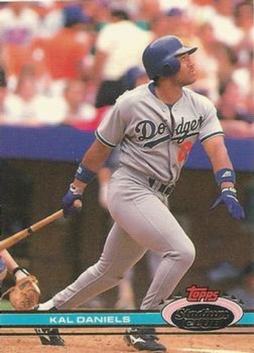 #116 Kal Daniels - Los Angeles Dodgers - 1991 Stadium Club Baseball