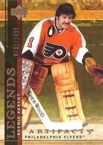 #116 Bernie Parent - Philadelphia Flyers - 2007-08 Upper Deck Artifacts Hockey