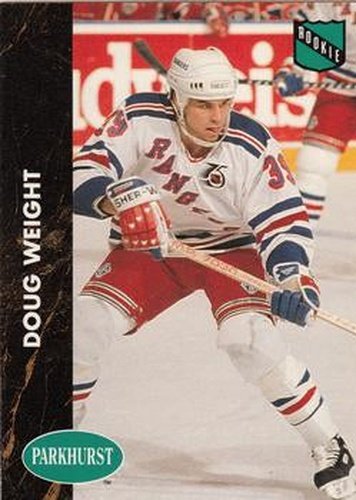 #116 Doug Weight - New York Rangers - 1991-92 Parkhurst Hockey