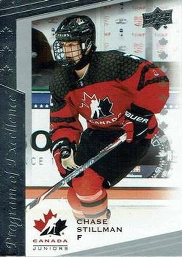 #116 Chase Stillman - Canada - 2021-22 Upper Deck Team Canada Juniors Hockey
