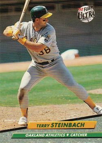 #116 Terry Steinbach - Oakland Athletics - 1992 Ultra Baseball