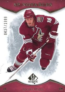 #116 Shane Doan - Phoenix Coyotes - 2007-08 SP Authentic Hockey