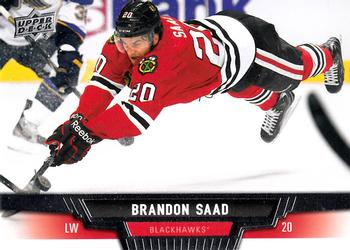 #116 Brandon Saad - Chicago Blackhawks - 2013-14 Upper Deck Hockey