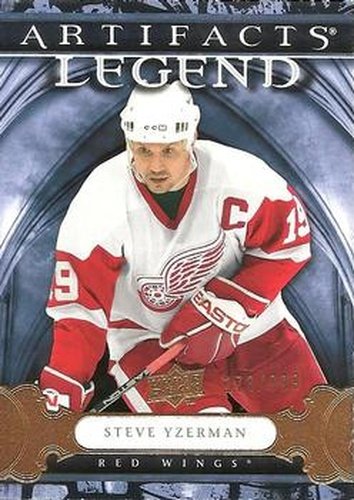 #116 Steve Yzerman - Detroit Red Wings - 2009-10 Upper Deck Artifacts Hockey