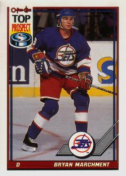 #116 Bryan Marchment - Winnipeg Jets - 1991-92 O-Pee-Chee Hockey