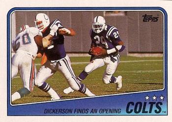 #116 Colts Team Leaders - Eric Dickerson - Indianapolis Colts - 1988 Topps Football