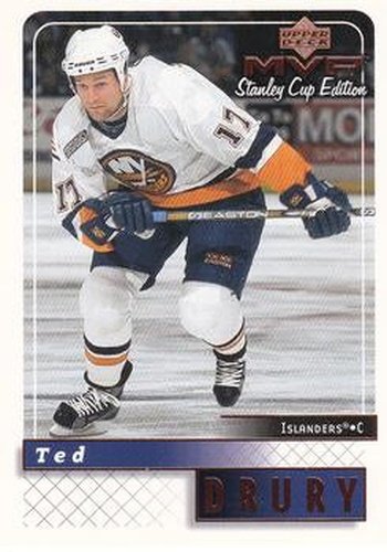 #116 Ted Drury - New York Islanders - 1999-00 Upper Deck MVP Stanley Cup Edition Hockey