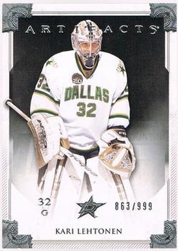 #116 Kari Lehtonen - Dallas Stars - 2013-14 Upper Deck Artifacts Hockey