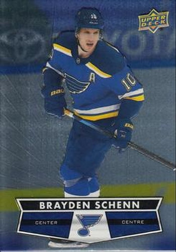 #116 Brayden Schenn - St. Louis Blues - 2021-22 Upper Deck Tim Hortons Hockey