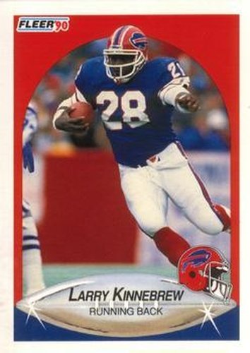 #116 Larry Kinnebrew - Buffalo Bills - 1990 Fleer Football