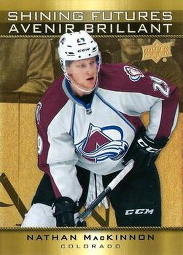 #SF-5 Nathan MacKinnon - Colorado Avalanche - 2015-16 Upper Deck Tim Hortons Hockey - Shining Futures