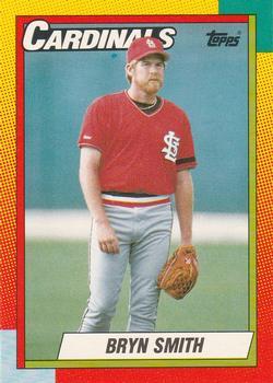 #117T Bryn Smith - St. Louis Cardinals - 1990 Topps Traded Baseball
