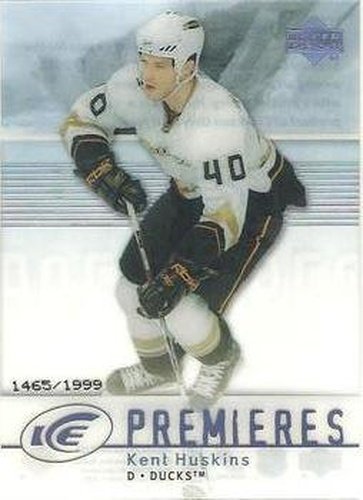 #117 Kent Huskins - Anaheim Ducks - 2007-08 Upper Deck Ice Hockey