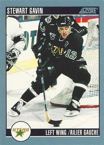 #117 Stewart Gavin - Minnesota North Stars - 1992-93 Score Canadian Hockey