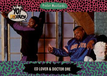 #117 Doctor Dré and Ed Lover - 1991 Pro Set Yo! MTV Raps
