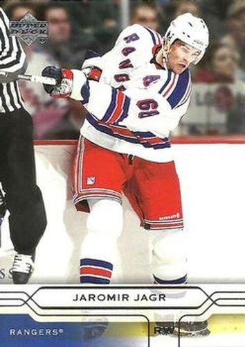 #117 Jaromir Jagr - New York Rangers - 2004-05 Upper Deck Hockey