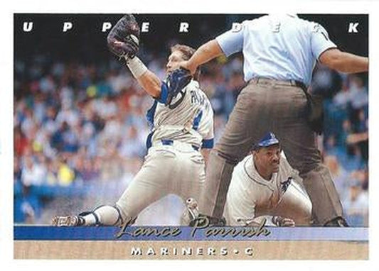 #117 Lance Parrish - Seattle Mariners - 1993 Upper Deck Baseball