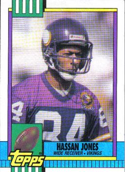 #117 Hassan Jones - Minnesota Vikings - 1990 Topps Football