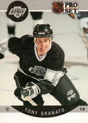 #117 Tony Granato - Los Angeles Kings - 1990-91 Pro Set Hockey