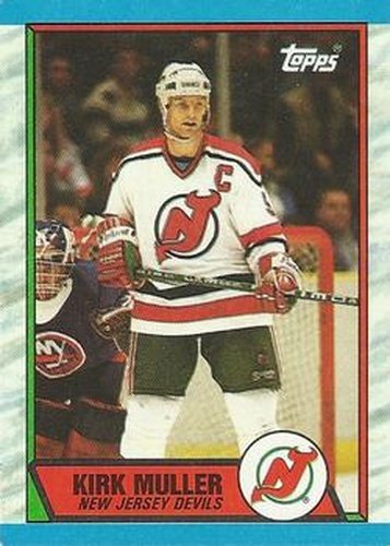 #117 Kirk Muller - New Jersey Devils - 1989-90 Topps Hockey