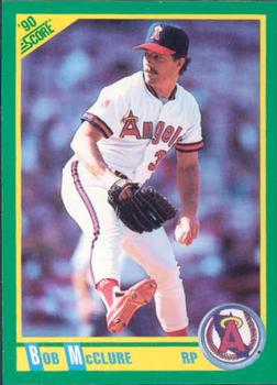 #117 Bob McClure - California Angels - 1990 Score Baseball