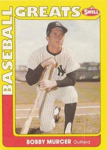 #117 Bobby Murcer - New York Yankees - 1991 Swell Baseball Greats