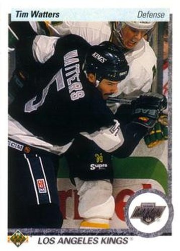 #117 Tim Watters - Los Angeles Kings - 1990-91 Upper Deck Hockey