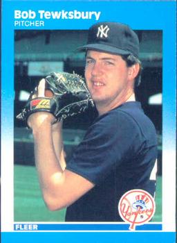 #117 Bob Tewksbury - New York Yankees - 1987 Fleer Baseball