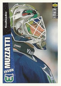 #117 Jason Muzzatti - Hartford Whalers - 1996-97 Collector's Choice Hockey