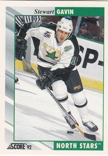 #117 Stewart Gavin - Minnesota North Stars - 1992-93 Score USA Hockey