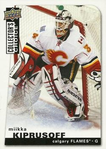 #117 Miikka Kiprusoff - Calgary Flames - 2008-09 Collector's Choice Hockey