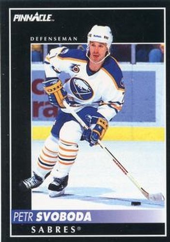#117 Petr Svoboda - Buffalo Sabres - 1992-93 Pinnacle Canadian Hockey
