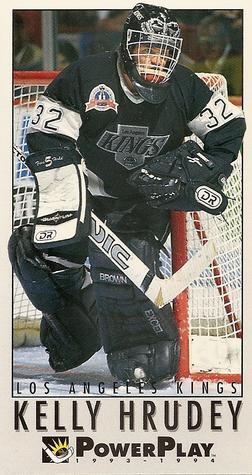 #117 Kelly Hrudey - Los Angeles Kings - 1993-94 Fleer PowerPlay Hockey