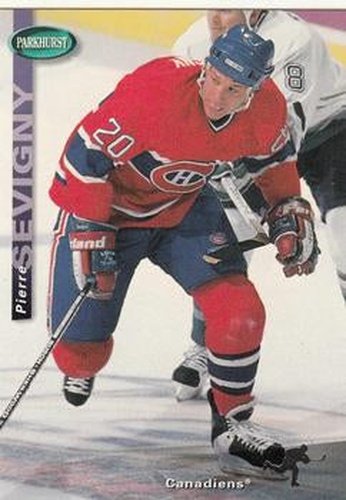 #117 Pierre Sevigny - Montreal Canadiens - 1994-95 Parkhurst Hockey