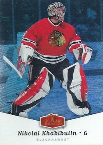 #117 Nikolai Khabibulin - Chicago Blackhawks - 2006-07 Flair Showcase Hockey