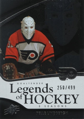 #117 Pelle Lindbergh - Philadelphia Flyers - 2011-12 SPx Hockey