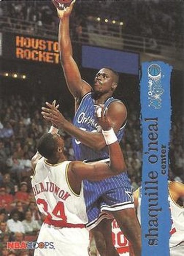 #117 Shaquille O'Neal - Orlando Magic - 1995-96 Hoops Basketball